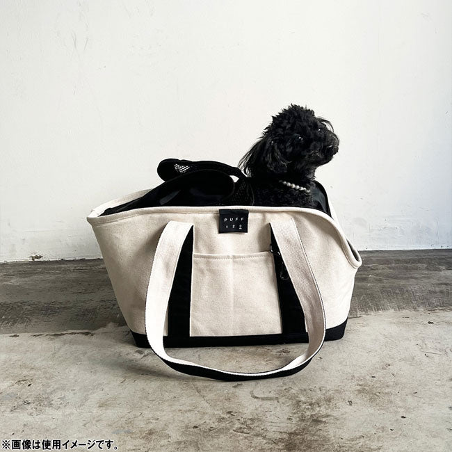 PUFF | PUFF パフ pet carry canvas tote L ペットキャリーキャンバス