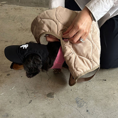 PUFF パフ PET QUILTING VEST ペットキルティングベスト P24008