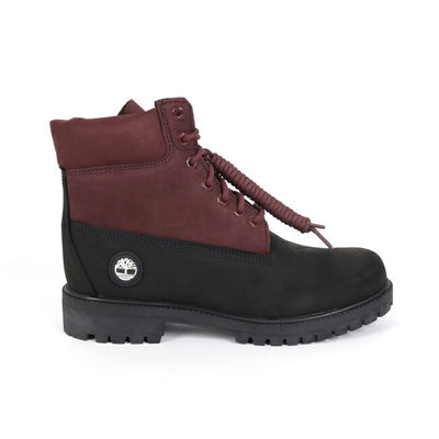 Timberland ティンバーランド 6inch Premium Waterproof Boot 6インチプレミアムウォータープルーフブーツ Black Nubuck/Burgundy 0A2P6W