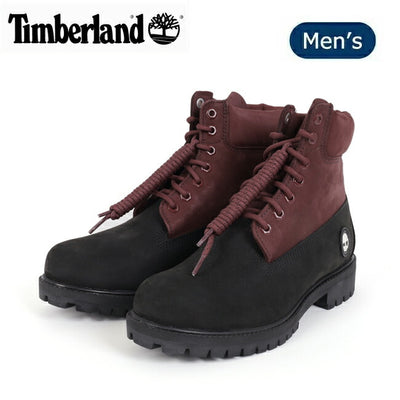 Timberland ティンバーランド 6inch Premium Waterproof Boot 6インチプレミアムウォータープルーフブーツ Black Nubuck/Burgundy 0A2P6W