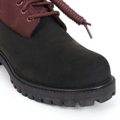 Timberland ティンバーランド 6inch Premium Waterproof Boot 6インチプレミアムウォータープルーフブーツ Black Nubuck/Burgundy 0A2P6W