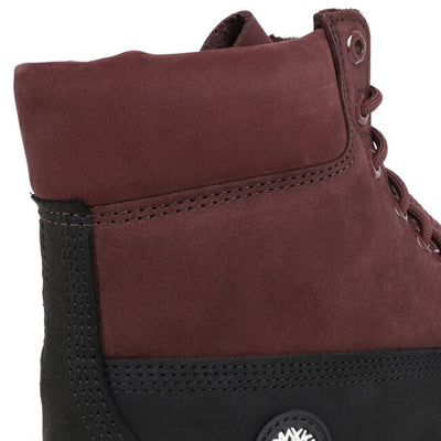 Timberland ティンバーランド 6inch Premium Waterproof Boot 6インチプレミアムウォータープルーフブーツ Black Nubuck/Burgundy 0A2P6W