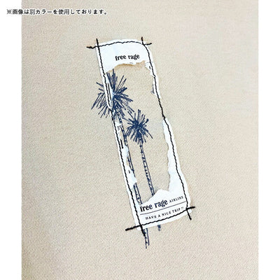 free rage フリーレイジ 「NICE TO MEET...LA」ハンドペイントクルースウェット 224CC785
