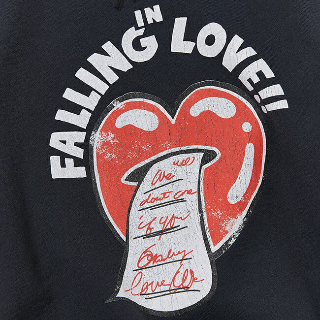 free rage フリーレイジ 「FALLING IN LOVE」クラシッククルースウェット 224CC781B
