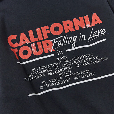 free rage フリーレイジ 「FALLING IN LOVE」クラシッククルースウェット 224CC781B