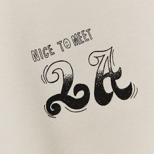 free rage フリーレイジ 「NICE TO MEET...LA」クラシッククルースウェット 224CC781C