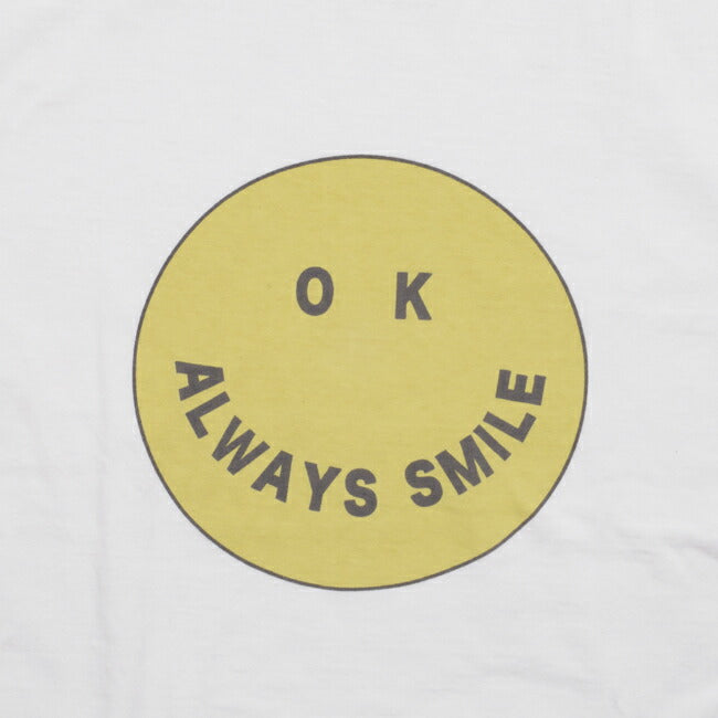 free rage フリーレイジ リサイクルコットンリンガーTee(SMILE) 225AC785A