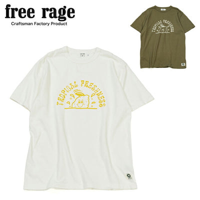 free rage フリーレイジ リサイクルコットン半袖Tee(TROPICAL LEMON vol.1) 225AC787A