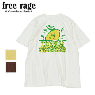 free rage フリーレイジ リサイクルコットン半袖Tee(TROPICAL LEMON vol.2) 225AC789A