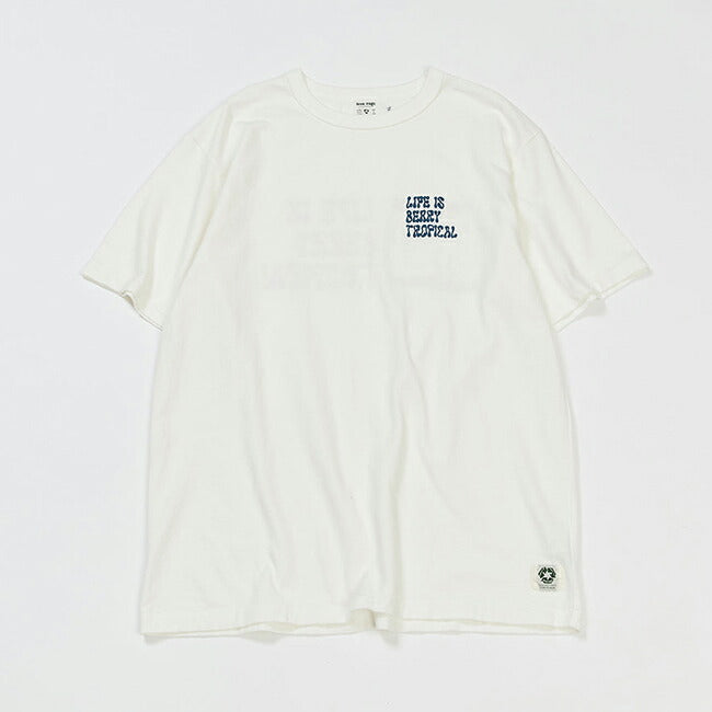 free rage フリーレイジ リサイクルコットン半袖Tee(BERRY TROPICAL) 225AC789B