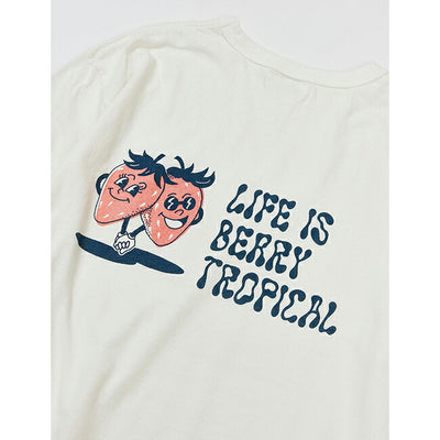 free rage フリーレイジ リサイクルコットン半袖Tee(BERRY TROPICAL) 225AC789B