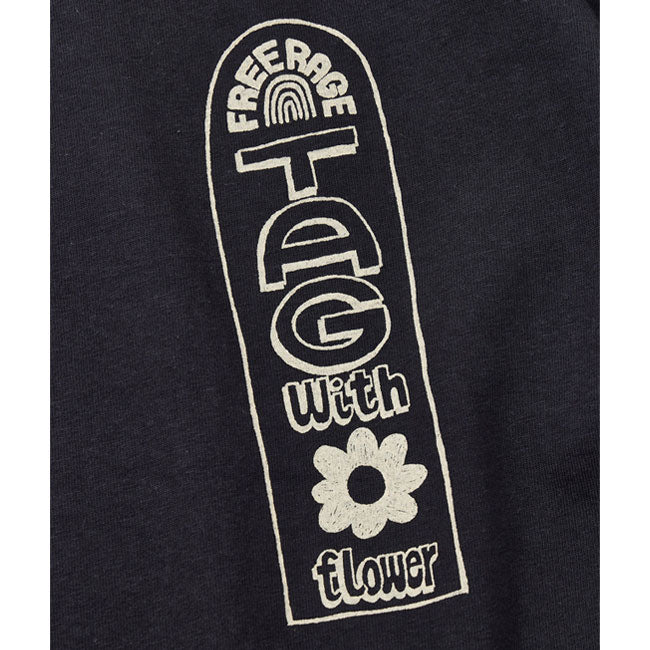free rage フリーレイジ リサイクルコットン半袖Tee(Tag With Flower) 225BC796D