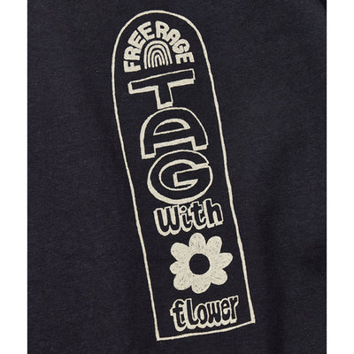 free rage フリーレイジ リサイクルコットン半袖Tee(Tag With Flower) 225BC796D