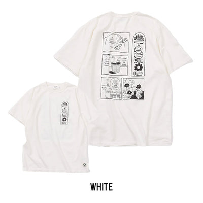 free rage フリーレイジ リサイクルコットン半袖Tee(Tag With Flower) 225BC796D