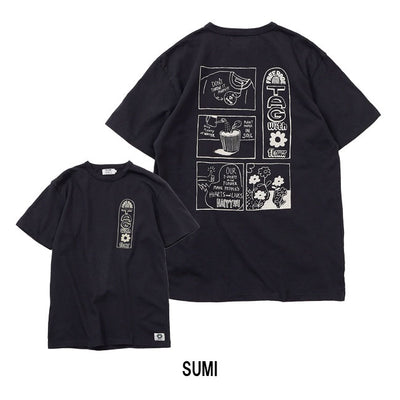 free rage フリーレイジ リサイクルコットン半袖Tee(Tag With Flower) 225BC796D