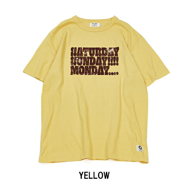 free rage フリーレイジ リサイクルコットンTシャツ(WEEKEND vol.1) 225AC787B
