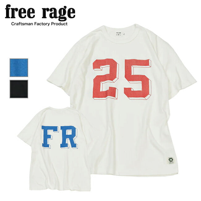 free rage フリーレイジ リサイクルコットン半袖Tee(No.25) 225AC788B