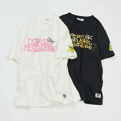 free rage フリーレイジ ハンドペイントTシャツ(TROPICAL FRESHNESS) 225AC792