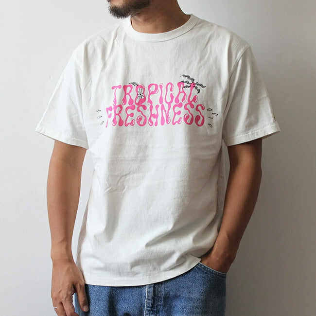 free rage フリーレイジ ハンドペイントTシャツ(TROPICAL FRESHNESS) 225AC792