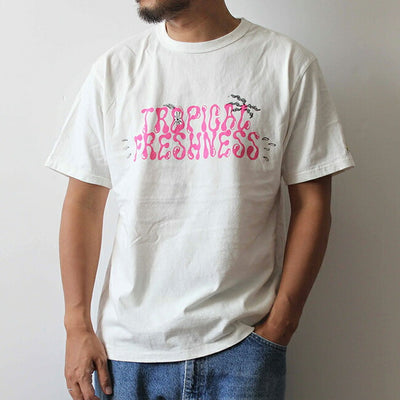 free rage フリーレイジ ハンドペイントTシャツ(TROPICAL FRESHNESS) 225AC792