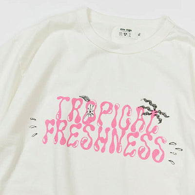 free rage フリーレイジ ハンドペイントTシャツ(TROPICAL FRESHNESS) 225AC792