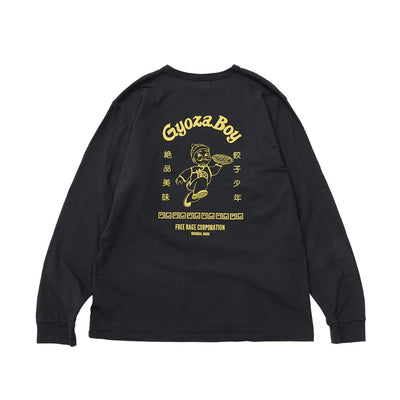 リサイクルコットン長袖Tシャツ (GYOZA BOY vol.1)