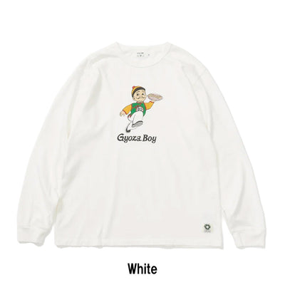リサイクルコットン長袖Tシャツ (GYOZA BOY vol.2)