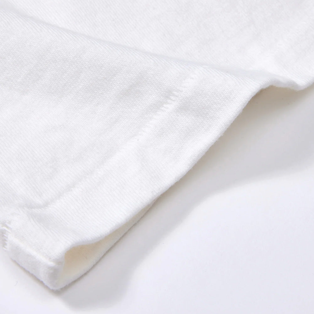 リサイクルコットン長袖Tシャツ (Tag With Flower)