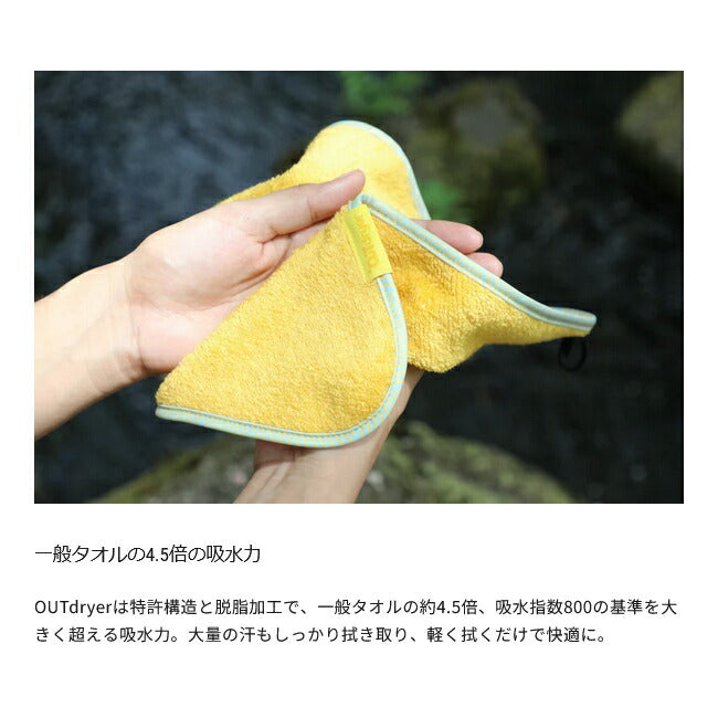 LUGH ルー OUTdryer TREKシリーズ タイニーサイズ 三角形ハンカチタオル