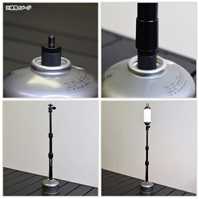 CAM DE CAM カムデカム 1/4-1/4 スクリュー Black CDC-034