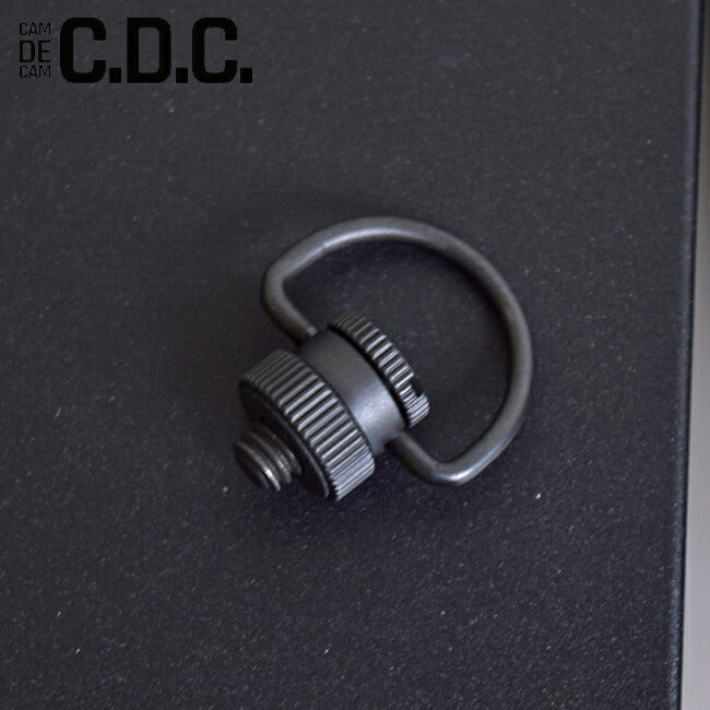 CAM DE CAM カムデカム ローリング Dリング Black CDC-051