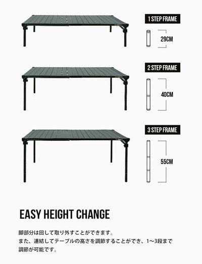 KZM OUTDOOR カズミアウトドア Field Top Table L フィールドトップテーブルL K23T3U03