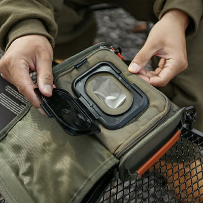 KZM OUTDOOR カズミアウトドア フィールドウェットティッシュケース Olive Khaki K22T3Z06