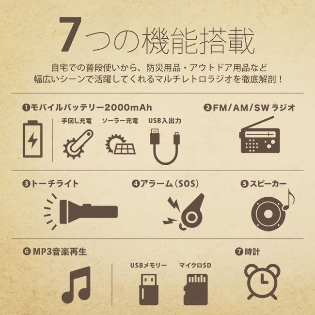 RELAX リラックス マルチレトロラジオ