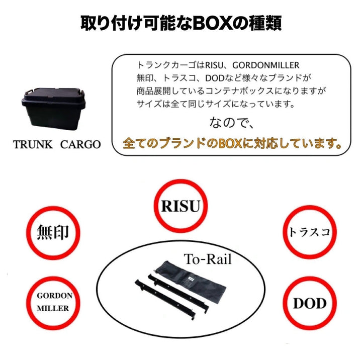 To-Rail トランクカーゴ用 – アウトドアショップOrange