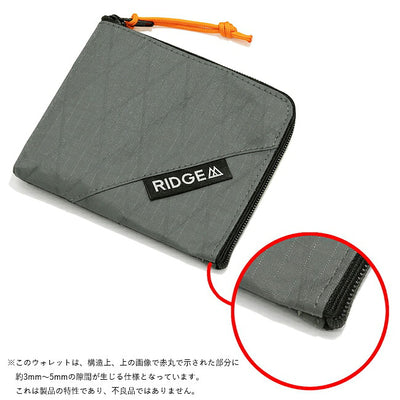 RIDGE MOUNTAIN GEAR リッジマウンテンギア R ZIP WLT Rジップウォレット