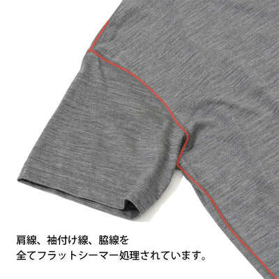 RIDGE MOUNTAIN GEAR リッジマウンテンギア Merino Basic Short Sleeve Tee メリノベーシックショートスリーブティー