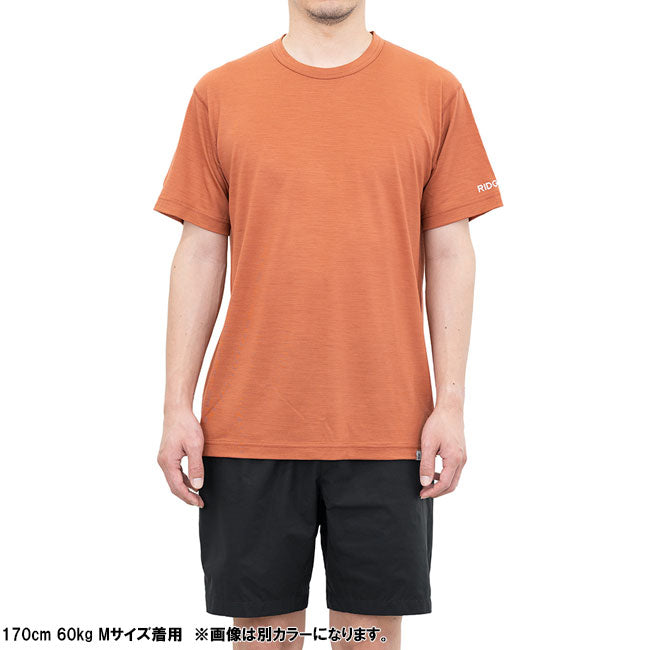 RIDGE MOUNTAIN GEAR リッジマウンテンギア Merino Basic Short Sleeve Tee メリノベーシックショートスリーブティー