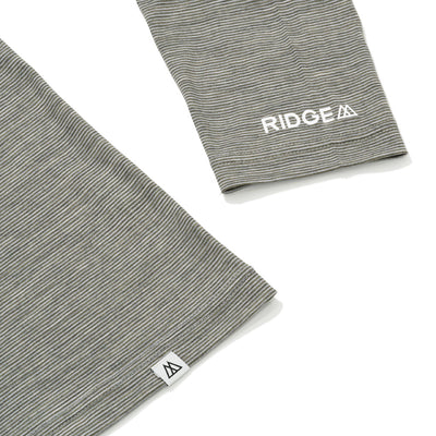 Merino Basic Long Sleeve Tee Micro Border メリノベーシックロングスリーブティーマイクロボーダー