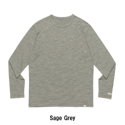 Merino Basic Long Sleeve Tee Micro Border メリノベーシックロングスリーブティーマイクロボーダー