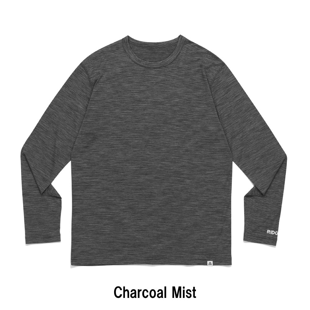 Merino Basic Long Sleeve Tee Micro Border メリノベーシックロングスリーブティーマイクロボーダー