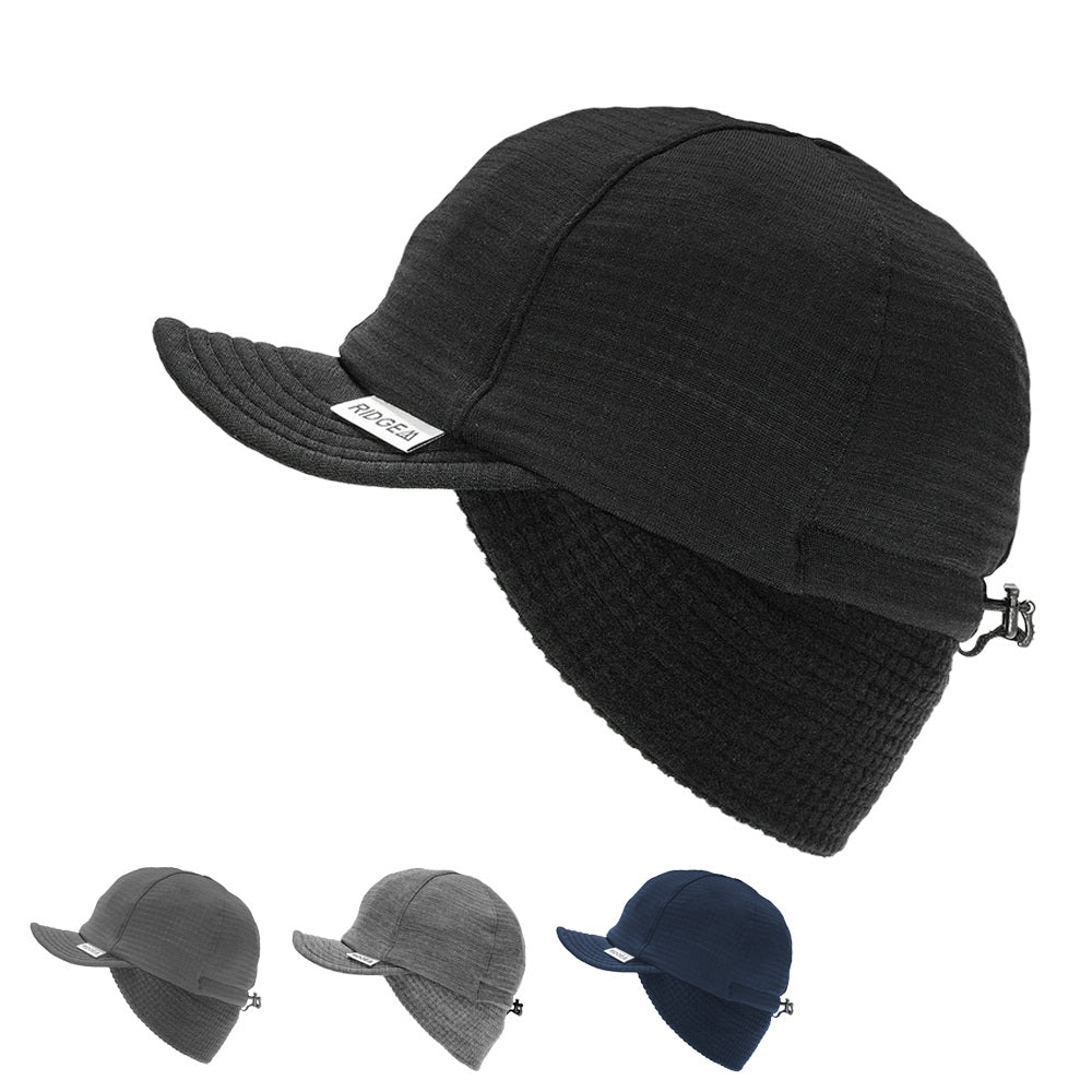 Grid Merino Earmuff Cap グリッドメリノイヤーマフキャップ