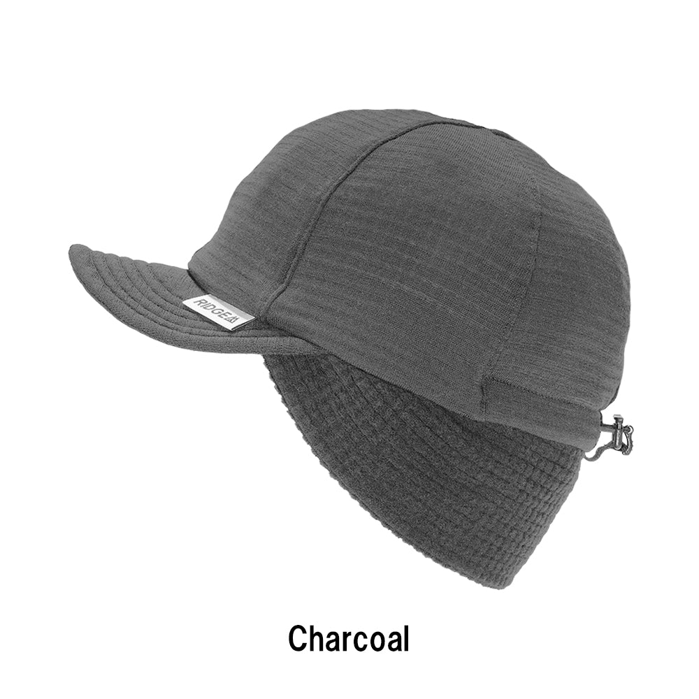 Grid Merino Earmuff Cap グリッドメリノイヤーマフキャップ