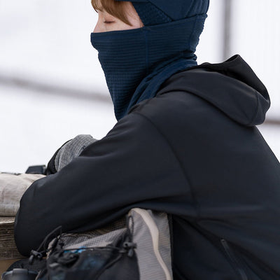 Grid Merino Long Neck Gaiter グリッドメリノロングネックゲイター