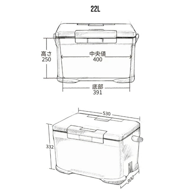 SHIMANO シマノ ICEBOX 22L VL アイスボックス22L VL NX-422V