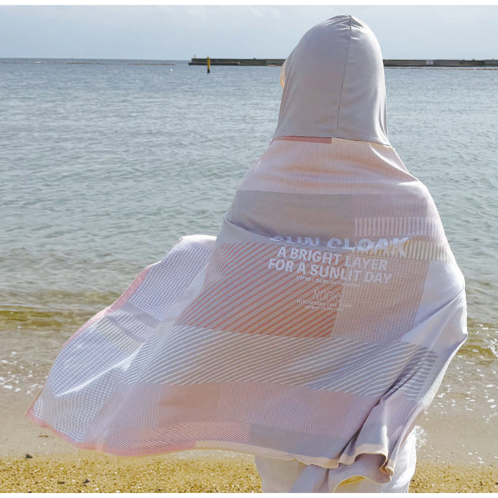 Sun Cloak Hoodie Towel Big UV サンクロークフーディタオルビッグUV