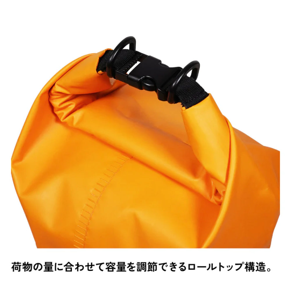 asobito - ロールトップバウバッグ 20L abp-002YO｜ドライバッグ パッ