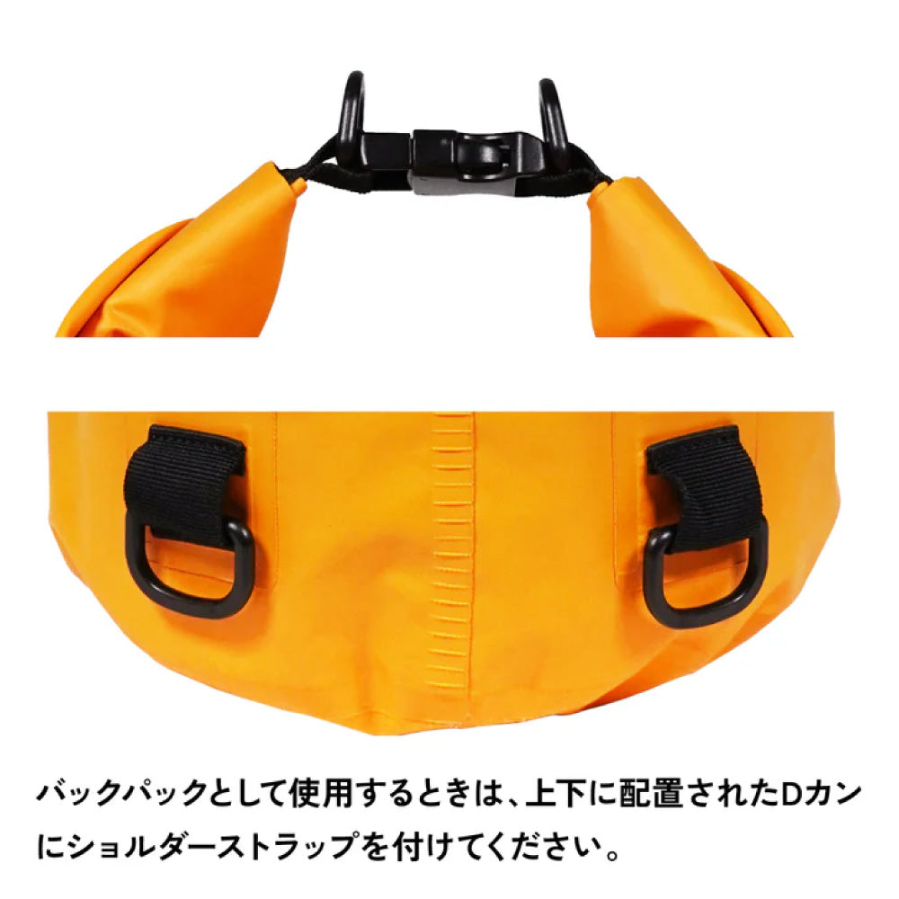 asobito - ロールトップバウバッグ 20L abp-002YO｜ドライバッグ パッ