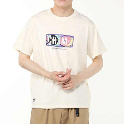 ★CHUMS チャムス CHUMS Record & Donuts T-Shirt チャムスレコード＆ドーナツTシャツ CH01-2530