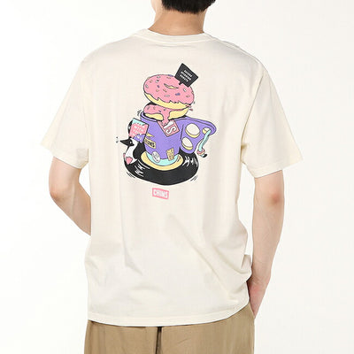 ★CHUMS チャムス CHUMS Record & Donuts T-Shirt チャムスレコード＆ドーナツTシャツ CH01-2530